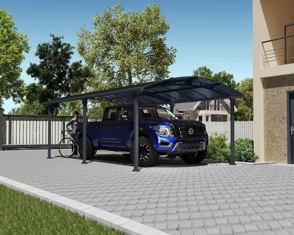חניה לרכב ARCADIA אפורה 3.6x6.5